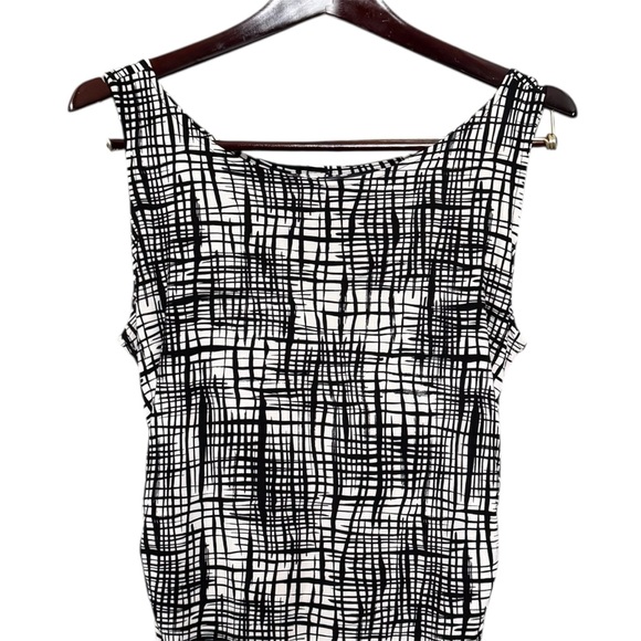 Norma Kamali Sleeveless Stretch Jersey Ruched Mini Dress Broken Mesh Size Large - Picture 3 of 12